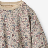 Wheat Main Sweatshirt Lia Sweatshirt 9904 soft sand flowers