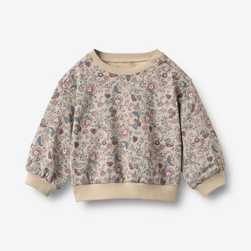 Wheat Main Sweatshirt Lia Sweatshirt 9904 soft sand flowers