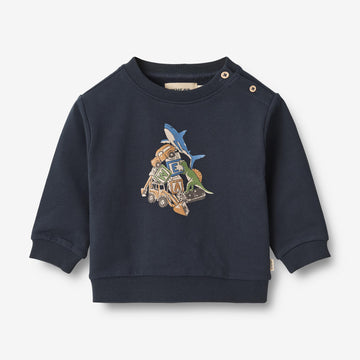 Wheat Main Sweatshirt Marius Sweatshirts 1432 navy