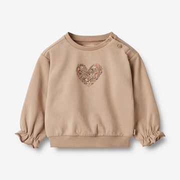 Wheat Main Sweatshirt Nelly | Baby Sweatshirts 1190 rose shadow