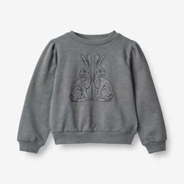 Wheat Main  Sweatshirt Broderet Kaniner Sweatshirts 1525 autumn sky