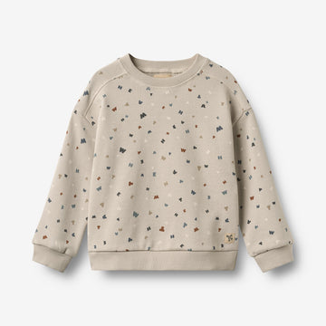 Wheat Main Sweatshirt Sandro Sweatshirt 9780 grey moon letters