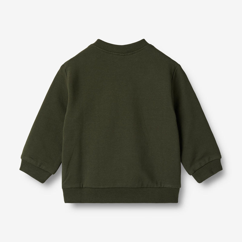 Wheat Main  Sweatshirt Verdensrum | Baby Sweatshirts 4097 deep forest