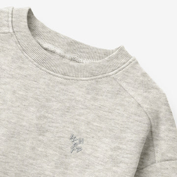 Wheat Main Sweatshirt Willi Sweatshirt 0220 light melange grey