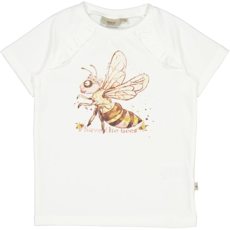 Wheat Main T-Shirt Bi Jersey Tops and T-Shirts 3182 ivory 