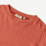 Wheat Main  Langærmet Rib T-shirt Else Jersey Tops and T-Shirts 1952 paprika stripe