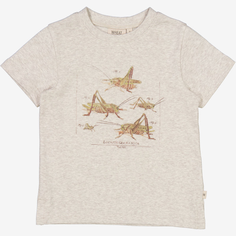 T-Shirt Græshopper - fossil melange