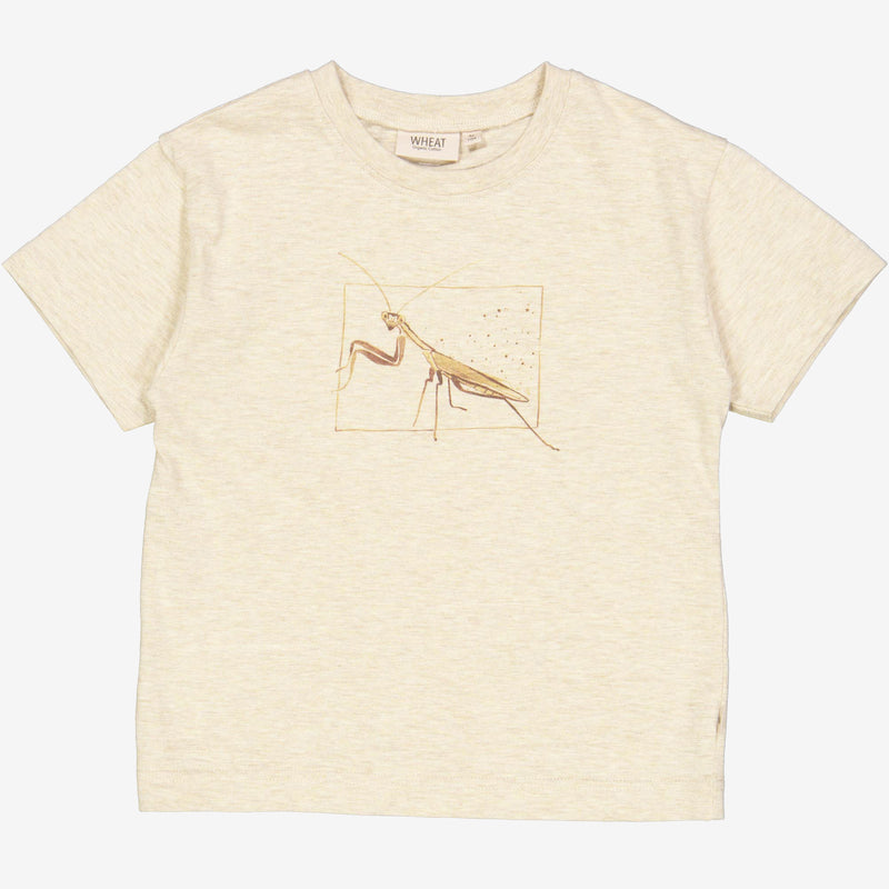 Wheat T-Shirt Insekt Jersey Tops and T-Shirts 9109 buttermilk melange