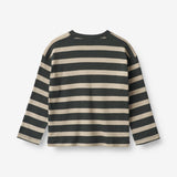 Wheat Main  Langærmet T-Shirt Malthe Jersey Tops and T-Shirts 9209 dark stripe