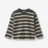 Wheat Main  Langærmet T-Shirt Malthe Jersey Tops and T-Shirts 9209 dark stripe