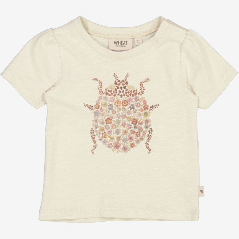 T-Shirt Mariehøne | Baby - chalk