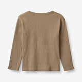 Wheat Main  Langærmet T-shirt Morris Jersey Tops and T-Shirts 3238 beige rib stripe