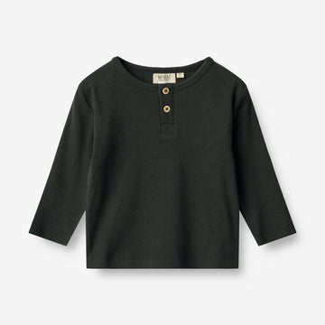 Wheat Main  Langærmet T-shirt Morris | Baby Jersey Tops and T-Shirts 1432 navy