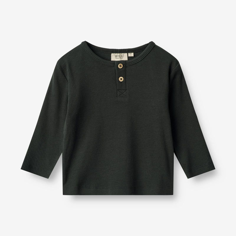 Wheat Main  Langærmet T-shirt Morris | Baby Jersey Tops and T-Shirts 1432 navy