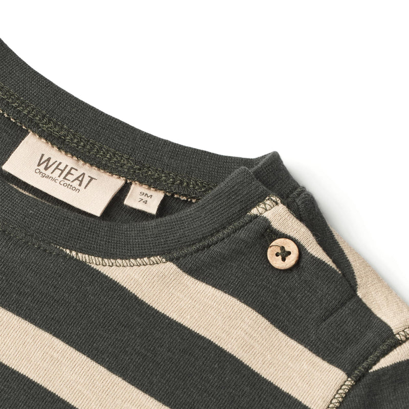 Wheat Main  Langærmet T-Shirt Nohr | Baby Jersey Tops and T-Shirts 9209 dark stripe