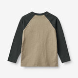 Wheat Main  Langærmet T-shirt Vaskebjørn Jersey Tops and T-Shirts 3239 beige stone