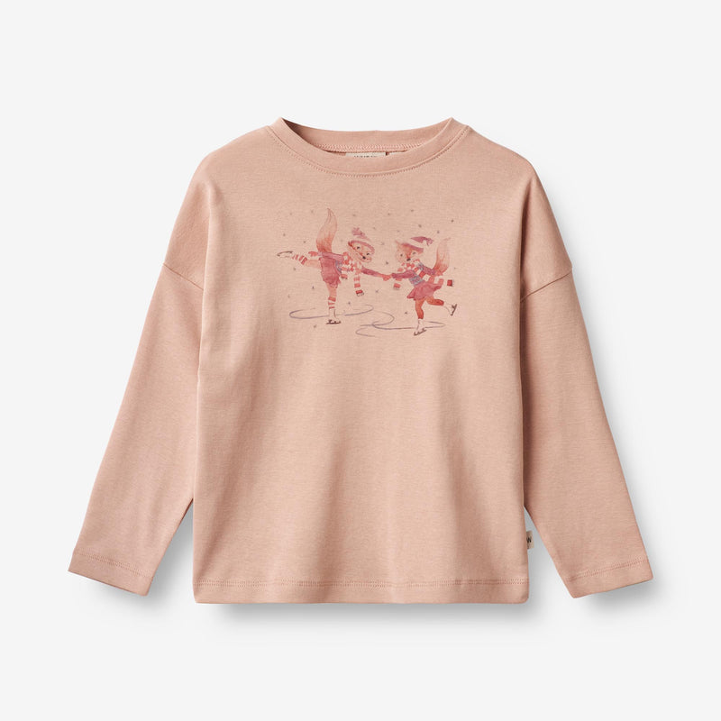 Wheat Main  Langærmet T-Shirt Skøjtevenner Jersey Tops and T-Shirts 2358 pink sand