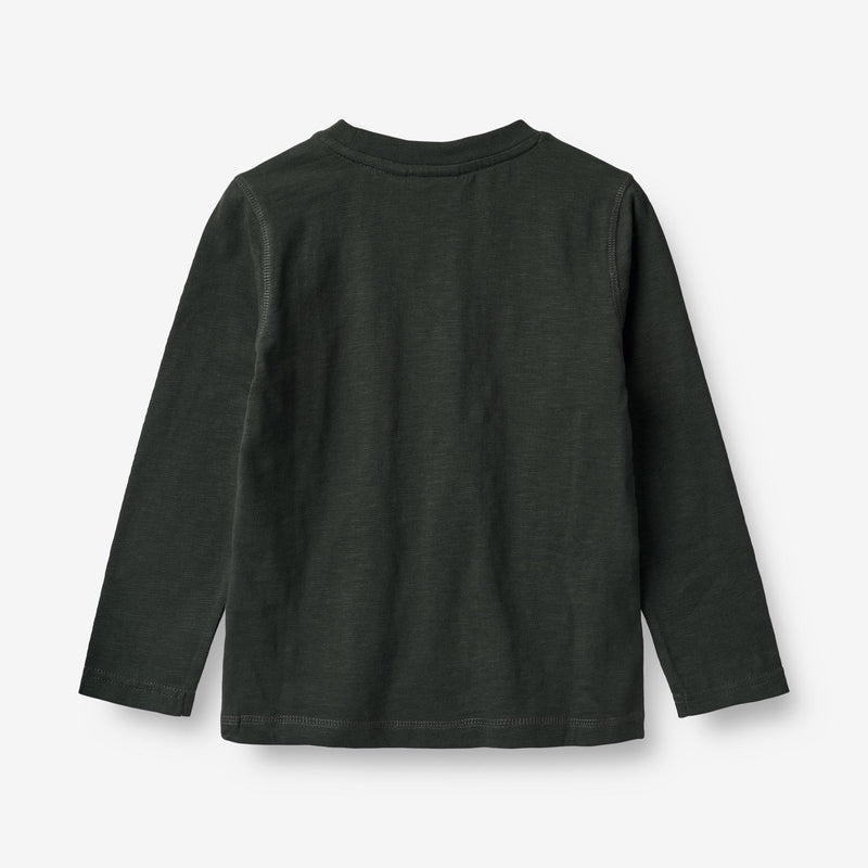 Wheat Main  Langærmet T-shirt Solsystem Jersey Tops and T-Shirts 0025 black coal