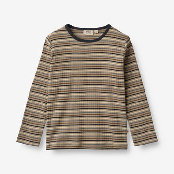 Wheat Main  Langærmet T-shirt Stig Jersey Tops and T-Shirts 0181 multi stripe