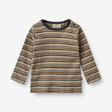 Wheat Main  Langærmet T-shirt Stig | Baby Jersey Tops and T-Shirts 0181 multi stripe