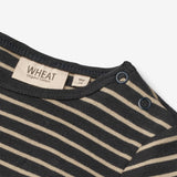 Wheat Main  Langærmet T-shirt Stig | Baby Jersey Tops and T-Shirts 1433 navy stripe