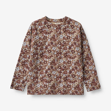 Wheat Main  Langærmet T-Shirt Thilda Jersey Tops and T-Shirts 9407 flowers in plenty