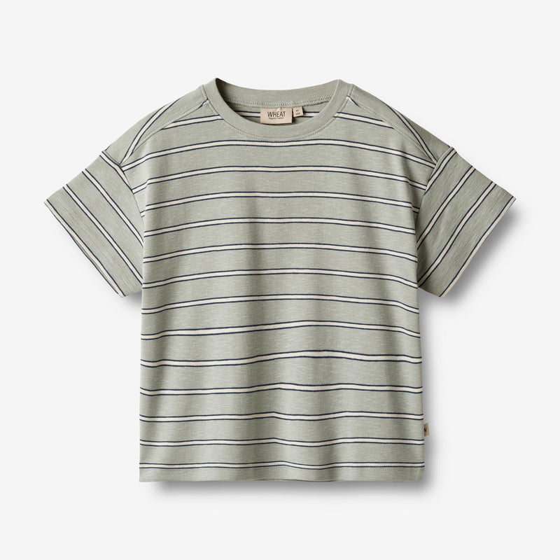 Wheat Main   T-Shirt Tommy Jersey Tops and T-Shirts 1476 sea mist stripe