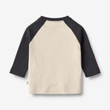 Wheat Main  Langærmet T-shirt Hvalros | Baby Jersey Tops and T-Shirts 1432 navy