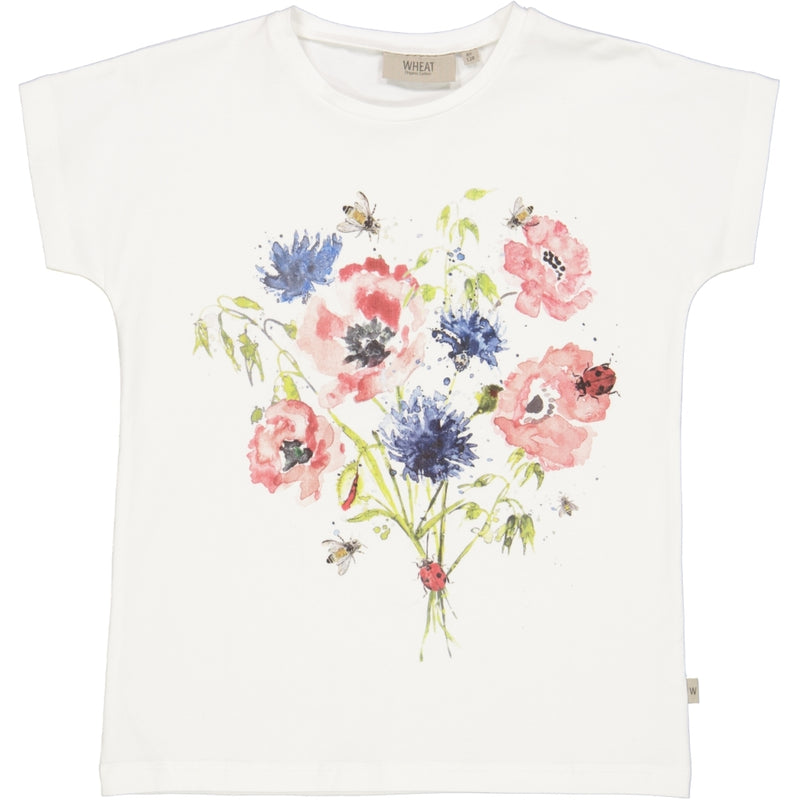 T-Shirt Water Colour Blomster