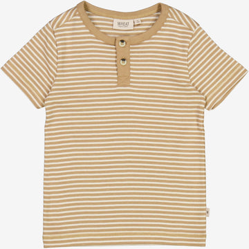 Wheat Main  T-shirt Bertram Jersey Tops and T-Shirts 3307 cappuccino stripe
