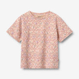 Wheat Main T-shirt Ella T-Shirt 9876 magenta heart flowers