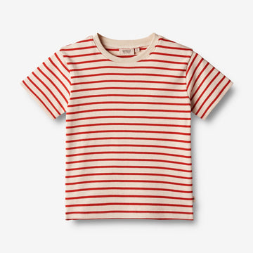 Wheat Main   T-shirt Fabian Jersey Tops and T-Shirts 2078 red stripe