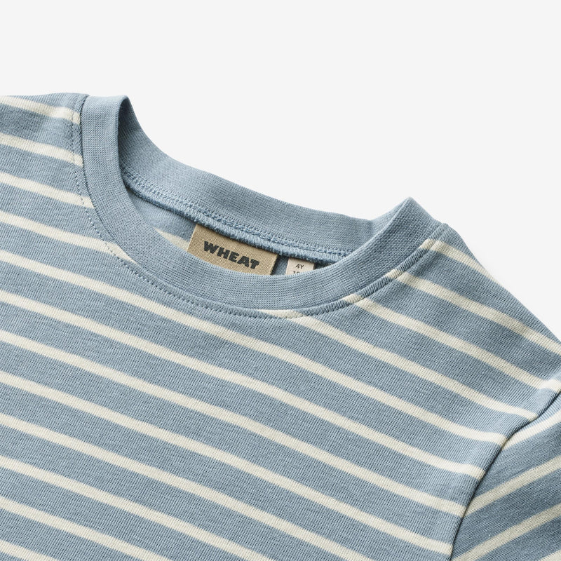 Wheat Main T-shirt Fabian Jersey Tops and T-Shirts 1009 ashley blue stripe