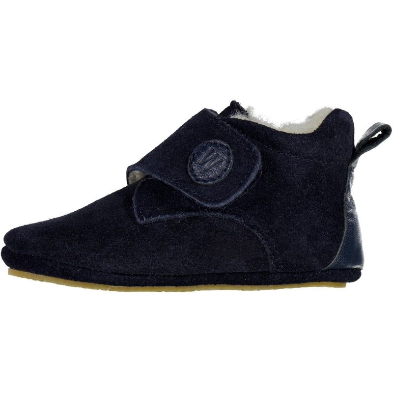 Wheat Footwear Taj Indendørs Uld Sko Indoor Shoes 1432 navy