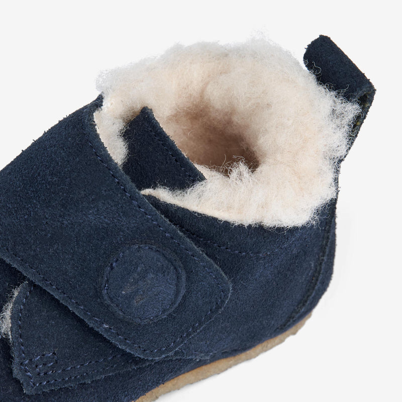 Wheat Footwear Uld Hjemmesko Taj Indoor Shoes 1432 navy