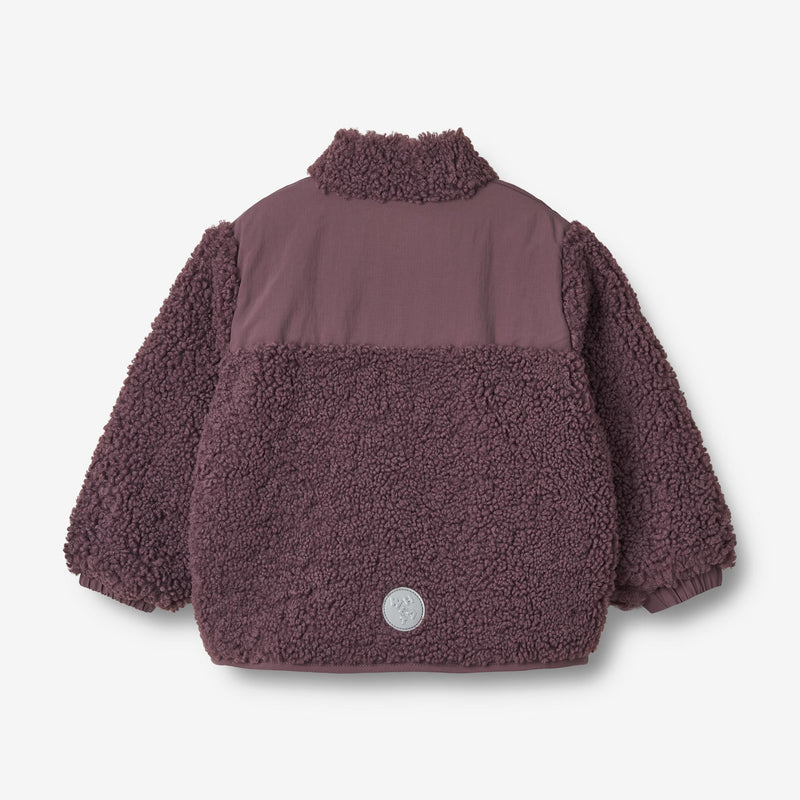 Wheat Outerwear Teddy Anorak Vema Pile 1209 winter purple