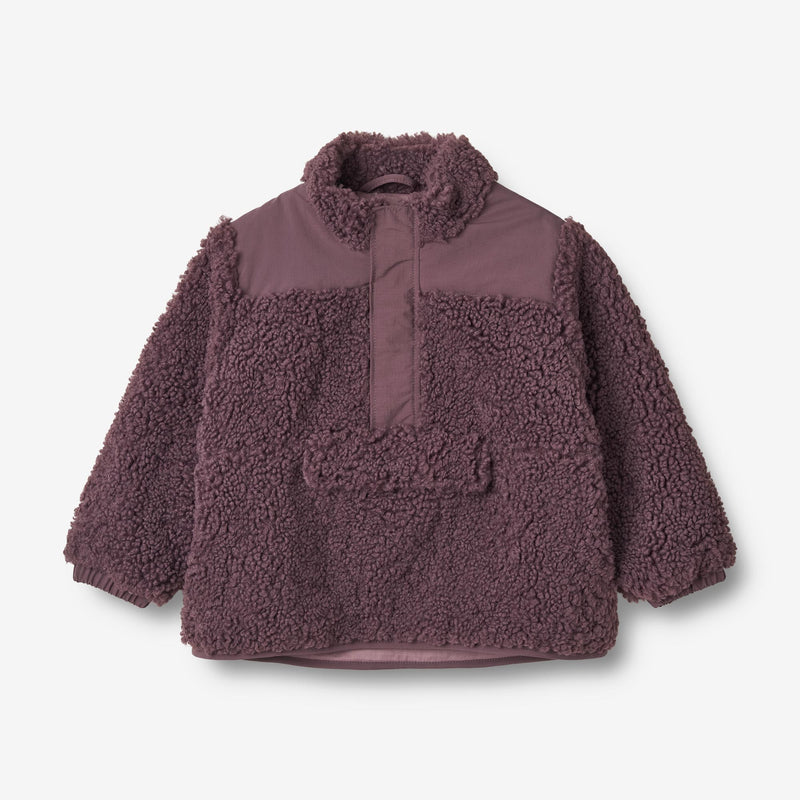 Wheat Outerwear Teddy Anorak Vema Pile 1209 winter purple