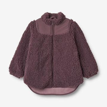 Wheat Outerwear Teddy Jakke Vema Pile 1209 winter purple