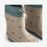 Wheat Footwear Termo Gummistøvle Rubber Boot 9780 grey moon letters