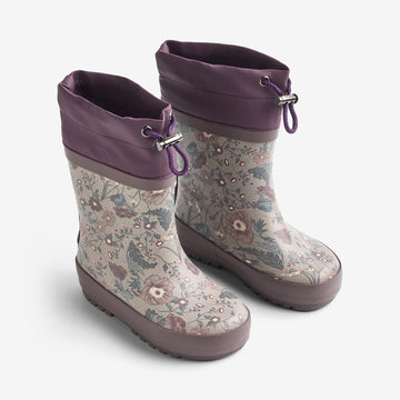Wheat Footwear Termo Gummistøvle Rubber Boot 9904 soft sand flowers
