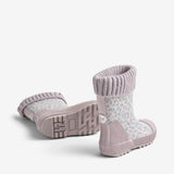 Wheat Footwear Termo Gummistøvle Wader Rubber Boot 9735 lilac blue flowers