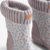 Wheat Footwear Termo Gummistøvle Wader Rubber Boot 9735 lilac blue flowers