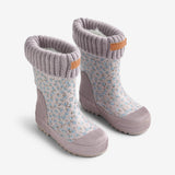 Wheat Footwear Termo Gummistøvle Wader Rubber Boot 9735 lilac blue flowers