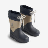 Wheat Footwear Termo Gummistøvle Rubber Boots 1159 navy dino