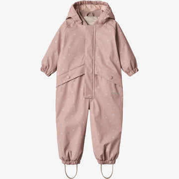 Wheat Outerwear Termo Regndragt Aiko | Baby Rainwear 2401 powder rose flowers