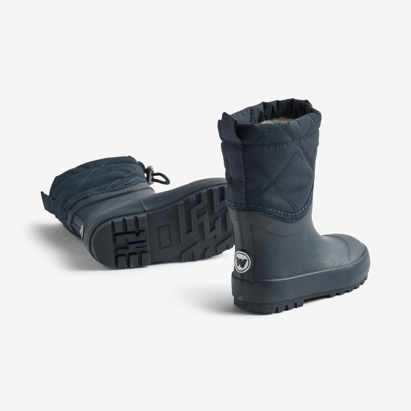 Wheat Footwear Termo Snestøvle Drizzle Rubber Boot 1432 navy
