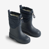 Wheat Footwear Termo Snestøvle Drizzle Rubber Boot 1432 navy