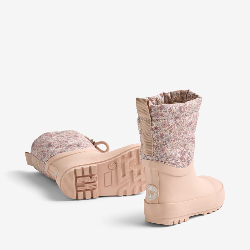 Wheat Footwear Termo Snestøvle Drizzle Rubber Boot 2036 rose dust flowers