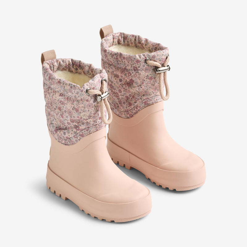 Wheat Footwear Termo Snestøvle Drizzle Rubber Boot 2036 rose dust flowers