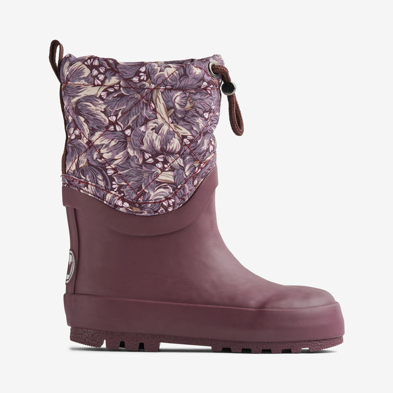 Wheat Footwear Termo Snestøvler Drizzle Rubber Boots 1177 purple tulips